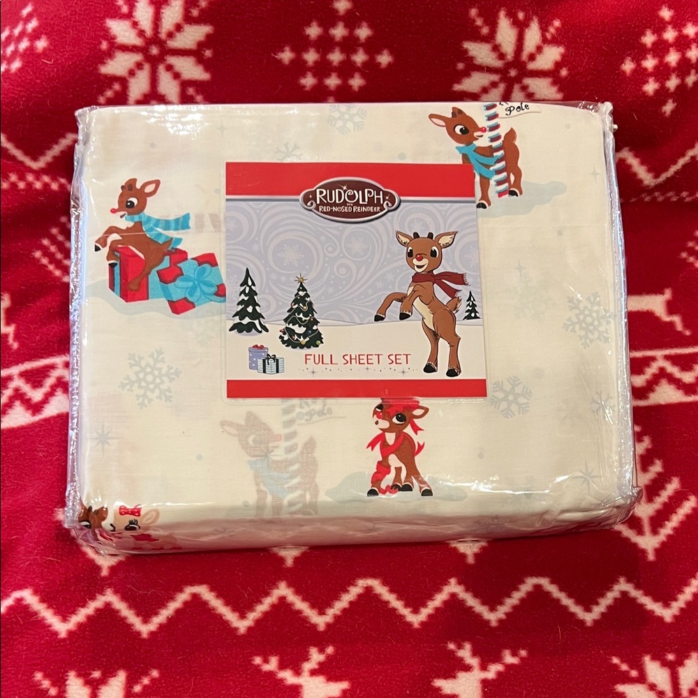 Rudolph the Red/Nosed Reindeer Full Sheet Set